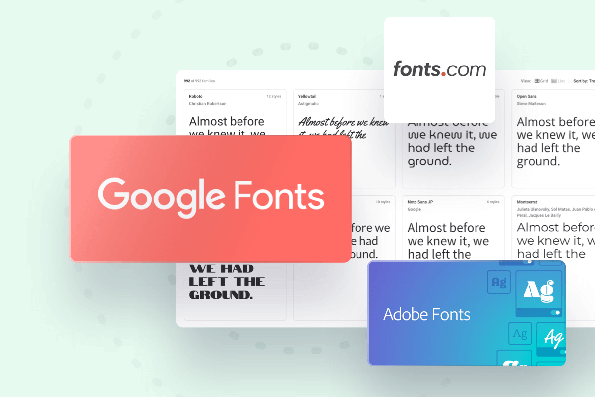 How to use external fonts