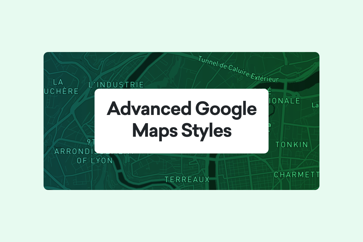Using Advanced Google Maps Styles