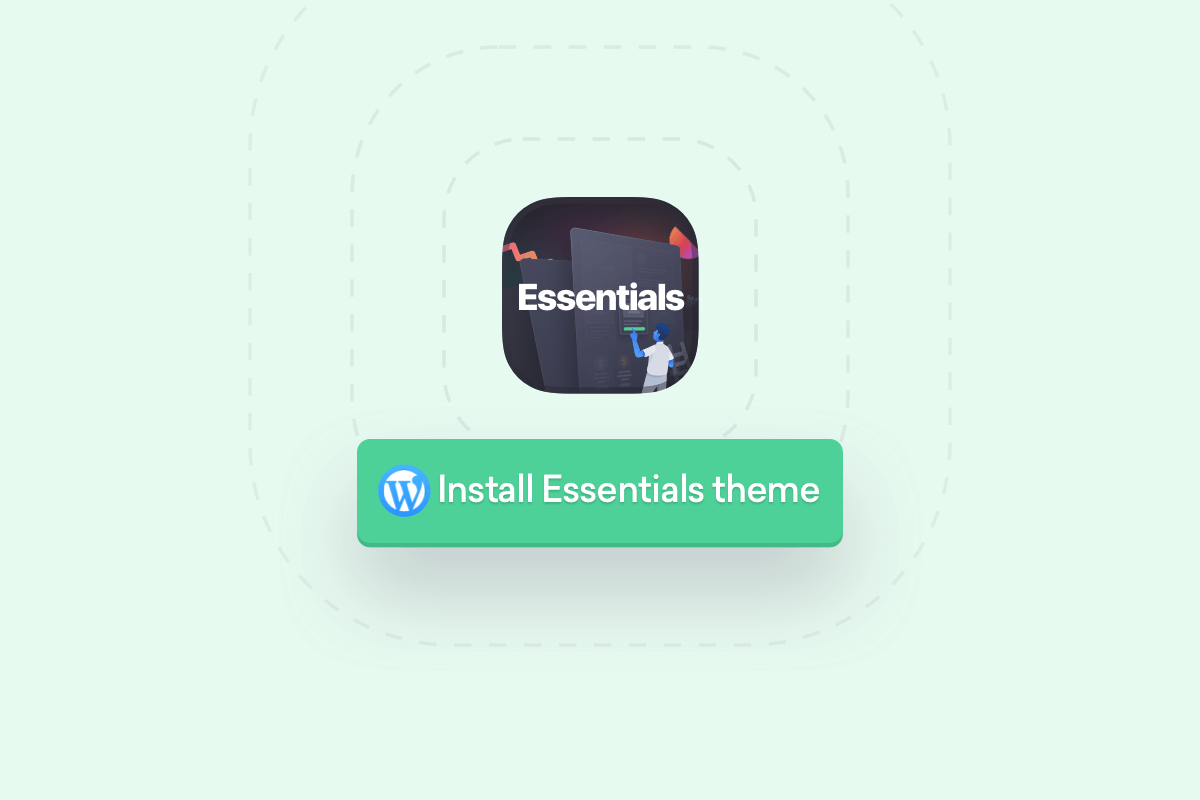 Installing Essentials Theme