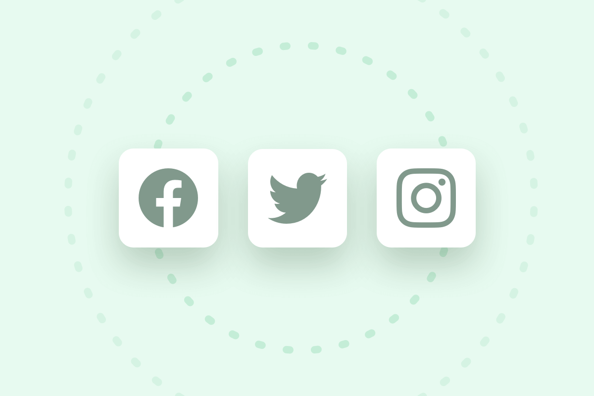 How to add social icons