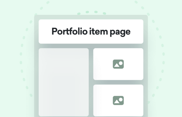 Create new portfolio item page