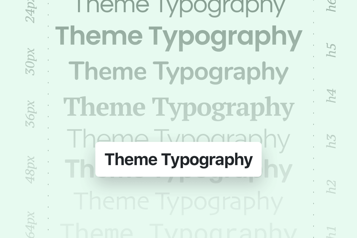 Theme typography